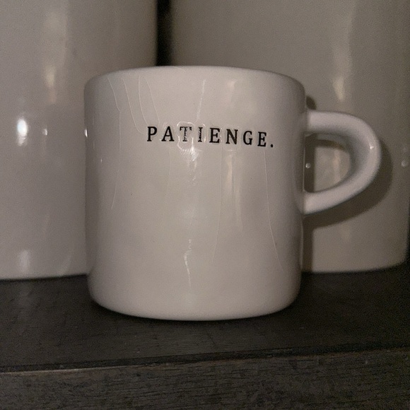 MISPRINT Rare Rae Dunn Magenta Patience Coffee/Tea Mug Cup Misspelled Patienge - Picture 12 of 15